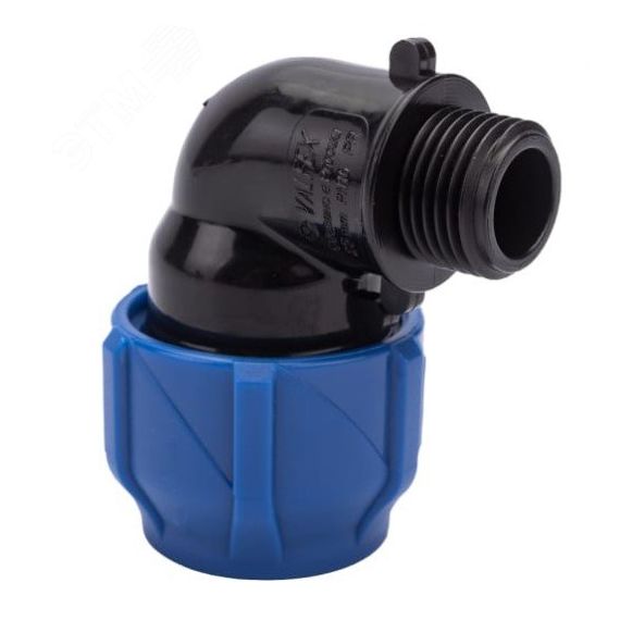 Отвод компрессионный присоединительный ПНД НР 32х3/4 (75/15) VALFEX 1210012432034