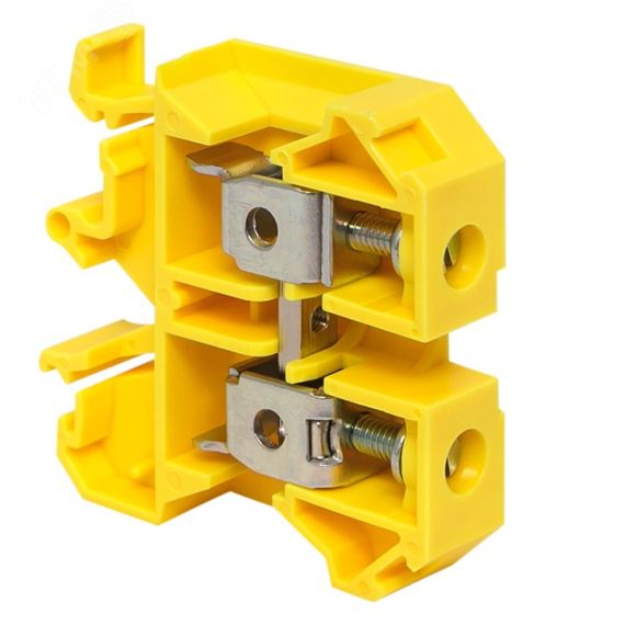 Клемма винтовая JXB-10/35мм.кв желтая EKF plc-jxb-10/35y
