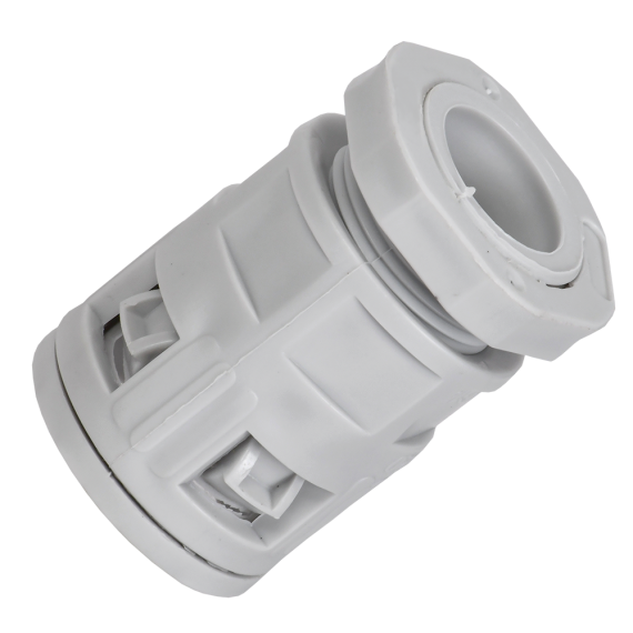 ELASTA Муфта вводная для гофрированных труб MVN20 IP40 серая IEK