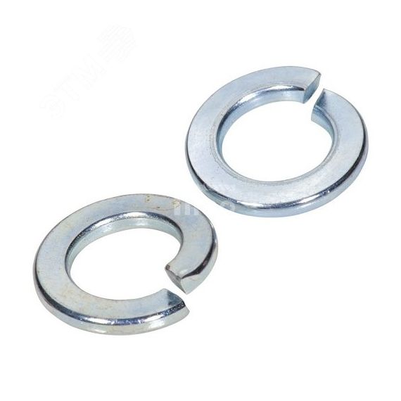 Шайба DIN127 М6 покрытие цинк 100 шт Крепдил 7253239-100