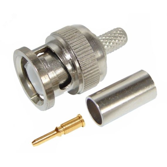 Разъем штекер BNC RG-6 обжим, REXANT 05-3003