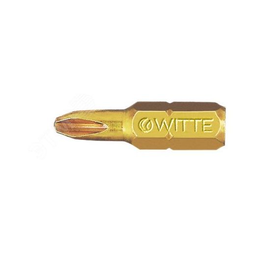 Бита магнитная PH1 х 25 мм 1/4'' C6.3 Extra-hard повышенной твердости WITTE 271202000