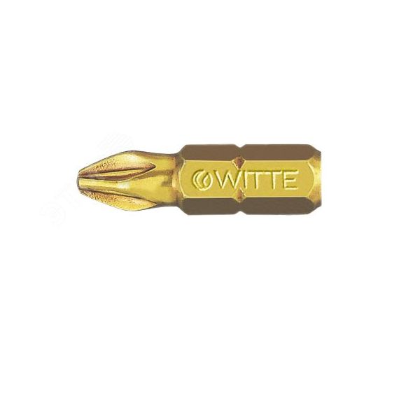 Бита магнитная РZ 1 х 25 мм 1/4'' C6.3 Extra-hard повышенной твердости WITTE 272452000
