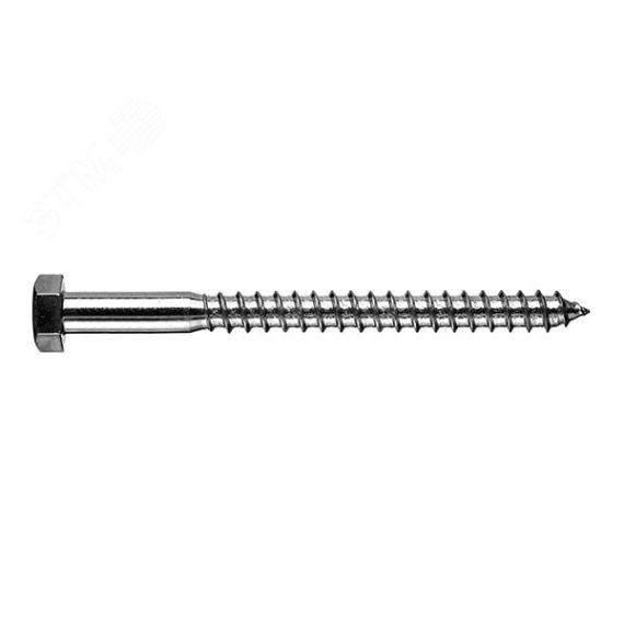 Шуруп сантехнический  10х200 DIN 571 глухарь цинк (100 шт/уп) Промрукав Промрукав PR08.9769