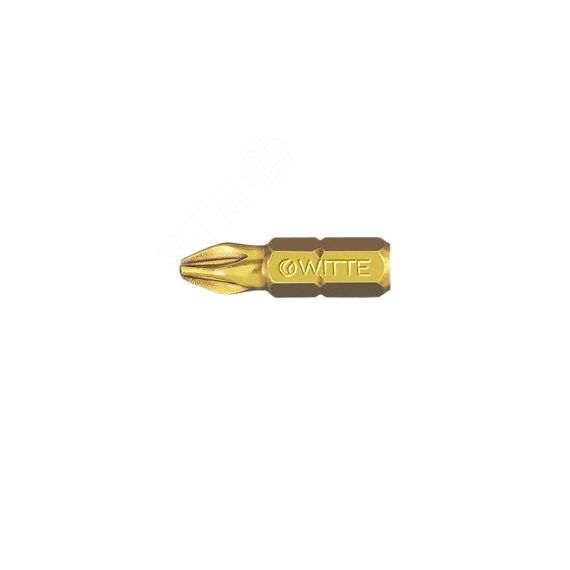 Бита магнитная РZ 1 х 25 мм 1/4'' C6.3 Extra-hard повышенной твердости WITTE 272452000