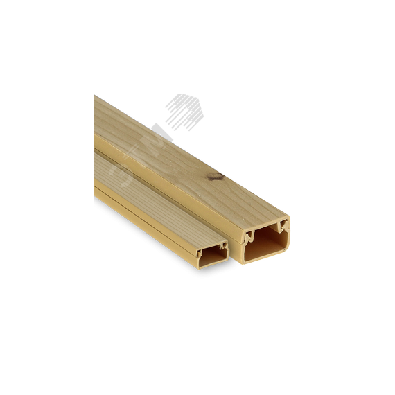 Канал кабельный 12х12 (свет. дерево) -Plast EKF kk-12-12w
