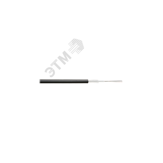 Кабель волоконно-оптический 1 волокно 9/125мкм G.652.D G.657.A1 0.5кН NIKOMAX/NIKOLAN NKL-F-001A1J-00B-BK