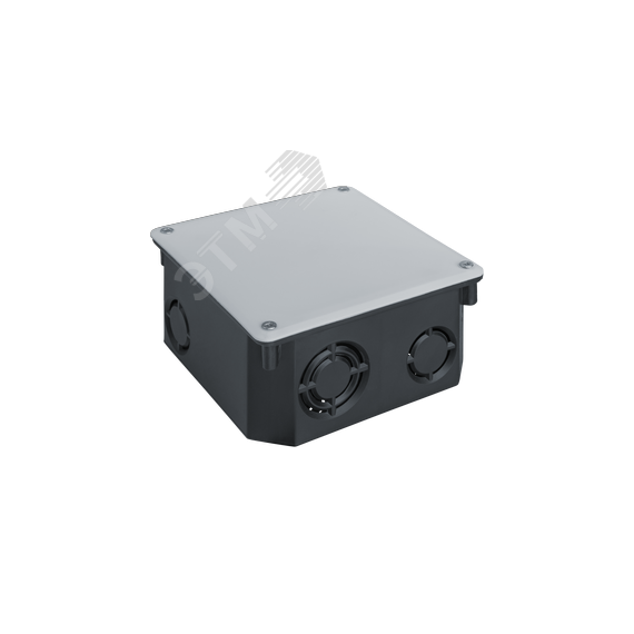 Коробка NSS-DB-SW-100-100-50-BL распаячная скрытого монтажа с крышкой черная 100х100х50 Navigator Group 93763