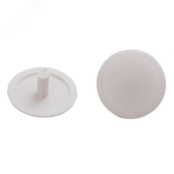 Заглушка на шуруп-стяжку 5 мм белая (40 шт.) Европартнёр 16 1854 4