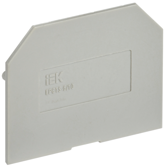 Заглушка для колодки клеммной CTS 6/10мм2 серая IEK