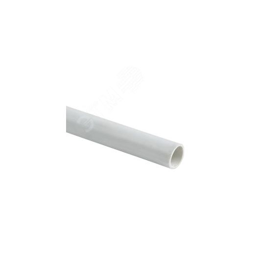 Труба гладкая жесткая ПВХ d20 белая((140м/уп) EKF trg-20w-2m
