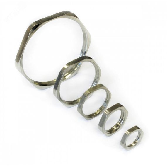 Гайка латунная плоская ГП М  20х1,5 ГОФРОМАТИК (ЗЭТАРУС) ЗЭТА Новосибирск zeta30704