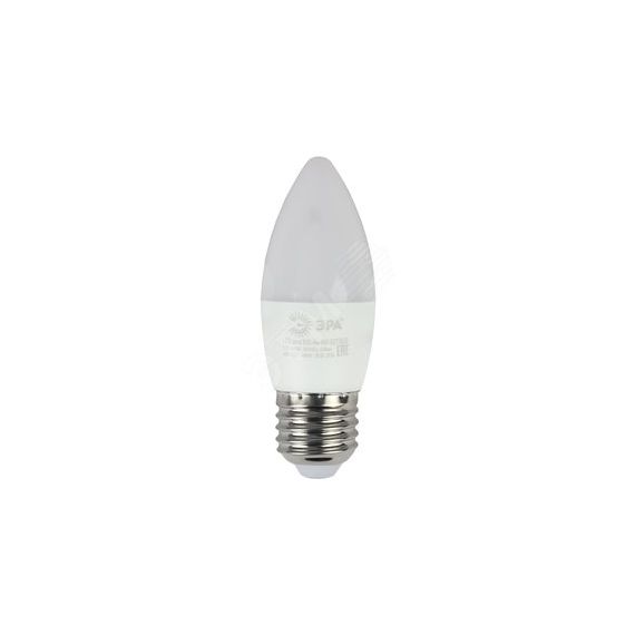 Лампа светодиодная LED B35-6W-827-E27(диод,свеча,6Вт,тепл,E27) ЭРА Б0020620