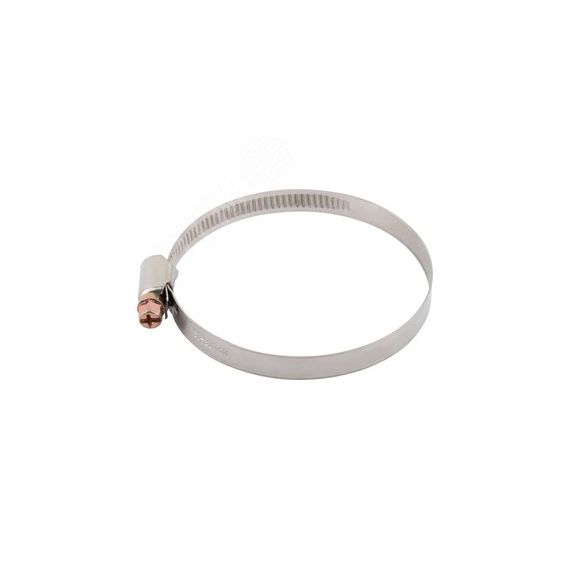 Хомут обжимной (нержавеющая сталь) 60-80 мм FIT 64287