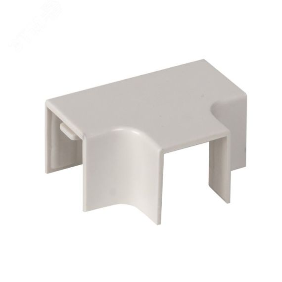 Угол T-образный (16х16) (4 шт) Plast Белый EKF tchw-16-16x4