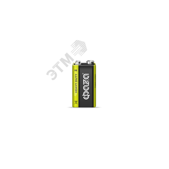 Элемент питания 6F22 9V солевая Heavy Duty Shrink-1 ФАZA 5002265