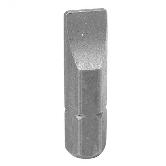 Вставка (бита) торцевая 1/4', Slotted, 6,6х1,2 мм, L = 25 мм King Tony 102565S1