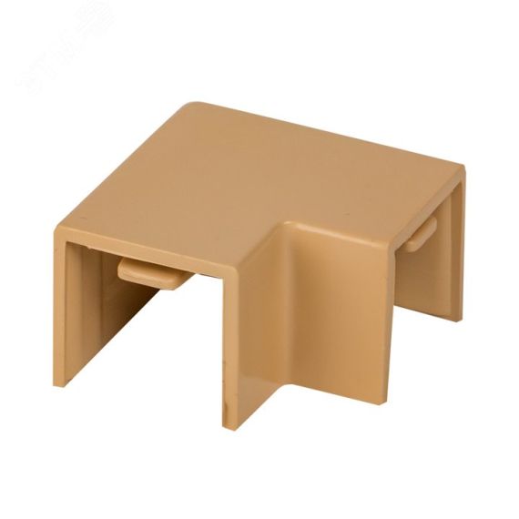 Поворот 90 градусов (16х16) (4 шт) Plast под светлое дерево EKF abl-16-16x4
