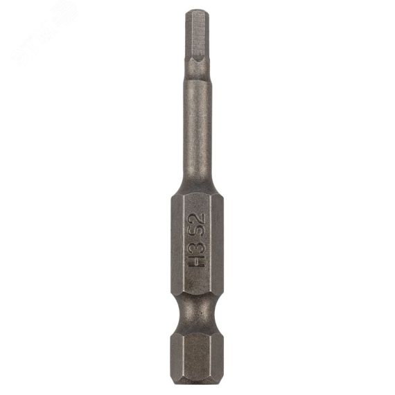 Бита шестигранная HEX-3х50 мм для шуруповерта (упак. - 10 шт.) Kranz KR-92-0421