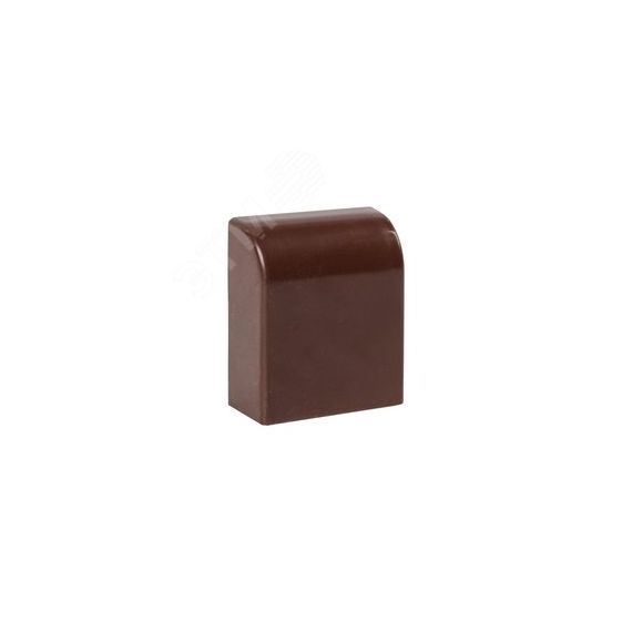 Заглушка (20х10) (4 шт) Plast под темное дерево EKF ecd-20-10x4