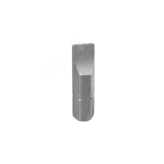 Вставка (бита) торцевая 1/4', Slotted, 7х1.2 мм, L = 25 мм King Tony 102507S1
