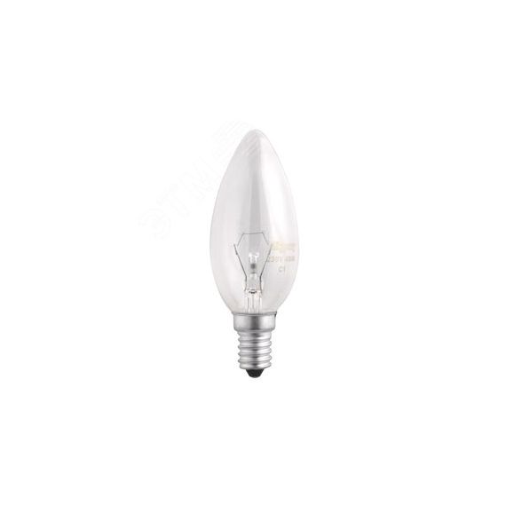 Лампа накаливания B35 240V 40W E14 clear JazzWay 3320539