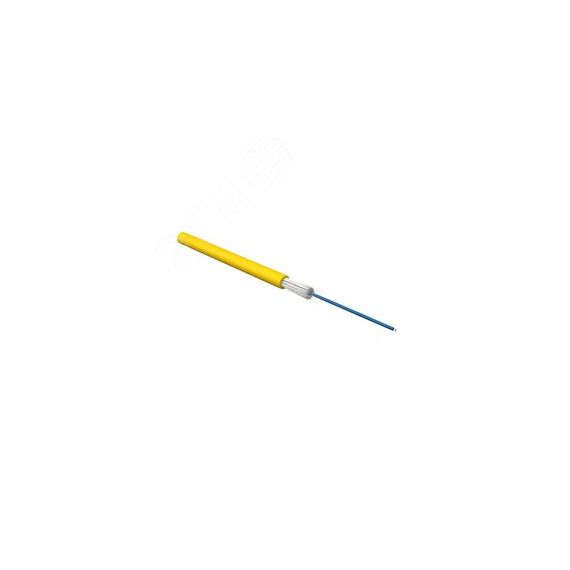 Кабель волоконно-оптический 9/125 (SMF-28 Ultra) одномодовый 1 волокно simplex Hyperline FO-S3-IN-9S-1-LSZH-YL