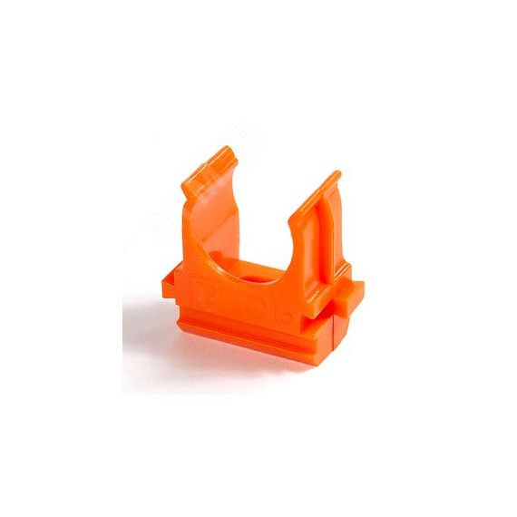 Крепёж-клипса для труб АБС-пластик оранжевая д50 (10шт/200шт уп/кор)  Промрукав PR13.0107