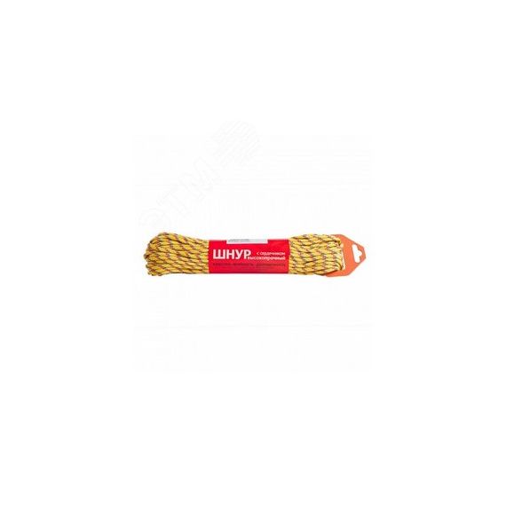 Шнур полипропилен 24-х прядей с сердечником цветной  8,0мм (80м) Tech-Krep 140310