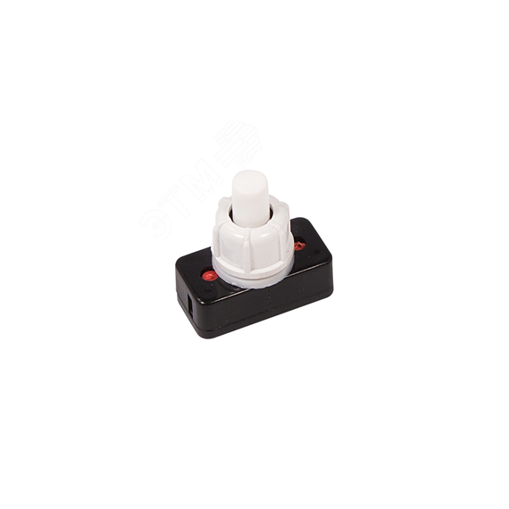 Выключатель-кнопка 250V 1А (2с) ON-OFF белый (для настольной лампы) REXANT 36-3010