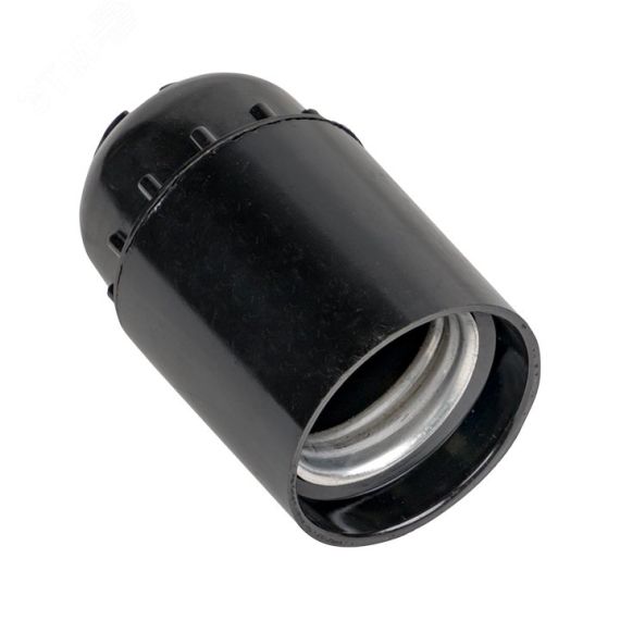 Патрон карболитовый подвесной Е27 черный без Наклейки PROxima EKF LHC-E27-s