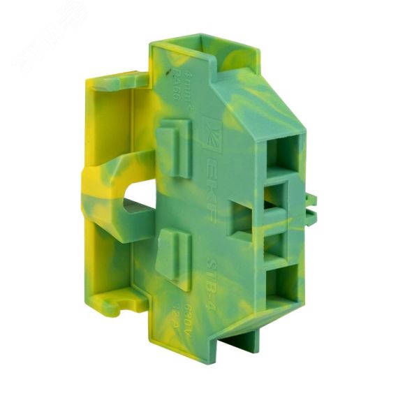 Миниклемма STB-4 32A желто-зеленая PROxima EKF stb-m-4-y-green
