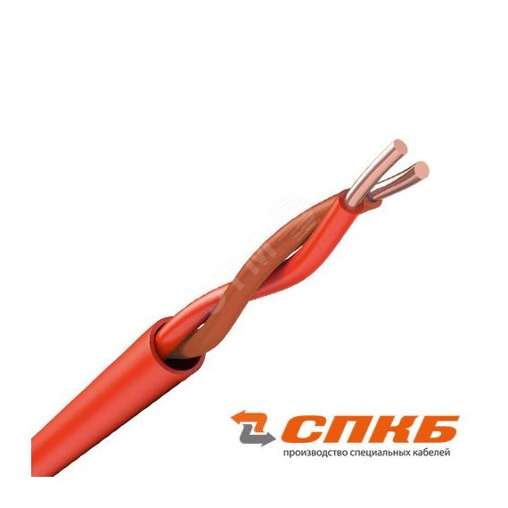 Кабель КПСВВнг(А)-LS 1х2х0.75 красный ТЕХНО КПСВВнг(А)-LS 1х2х0,75