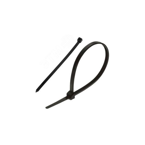 Хомут-стяжка нейлон, 100шт, 100х2,5мм, черный СКРАП 008599
