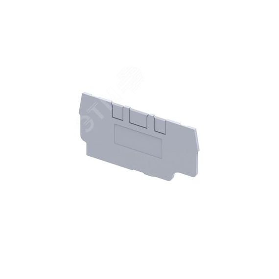 Крышка концевая OptiClip EPCX2,5/3-TRIPLET-серый для клемм CX2,5/3-TRIPLET КЭАЗ 289751