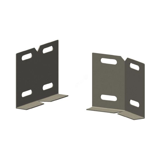 Регулируемый горизонтальный соединитель внутренний 150 мм КМ-профиль LO11826