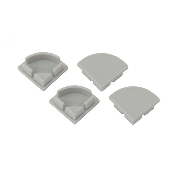 Набор заглушек для профиля CAB280, 4 глухие круглые (500/15000) ЭРА Б0039451