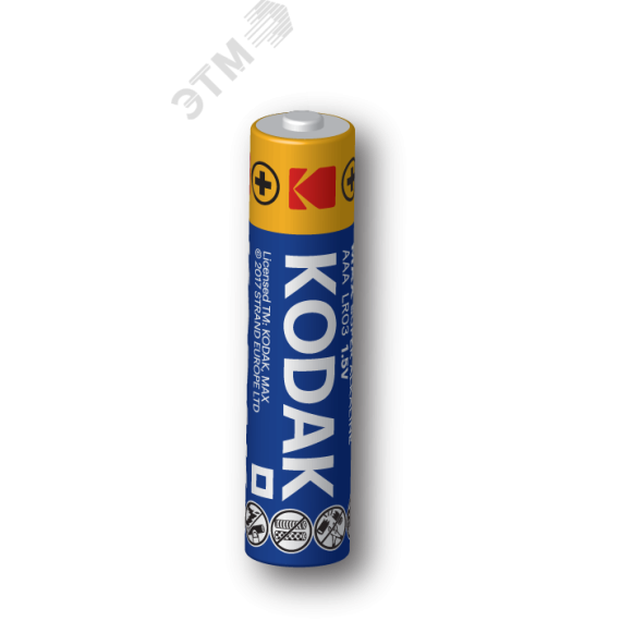 Батарейка LR03 bulk MAX SUPER Alkaline [K3A-B500 ] (500/35000) KODAK Б0005121