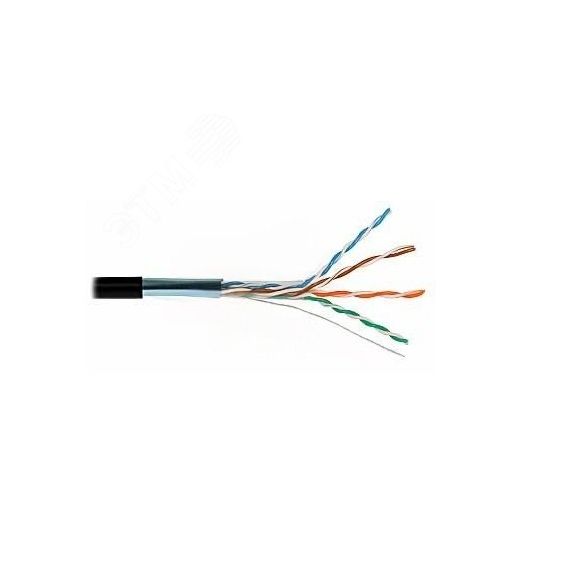 Витая пара FTP 4 пары AWG 24 категория 5е экран внешняя Cu Premium SkyNet FTP 4x2x0,51 5е out/Cu.