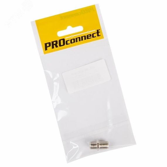 Переходник антенный, (гнездо F - гнездо F), бочка PROconnect REXANT 05-4201-6-7