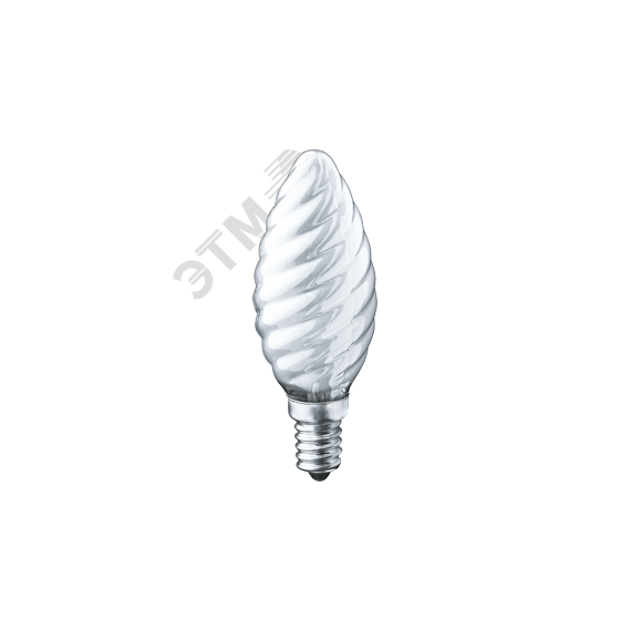 Лампа накаливания декоративная ДС 60вт B35 230в Е14 матовая витая Navigator Group 94331