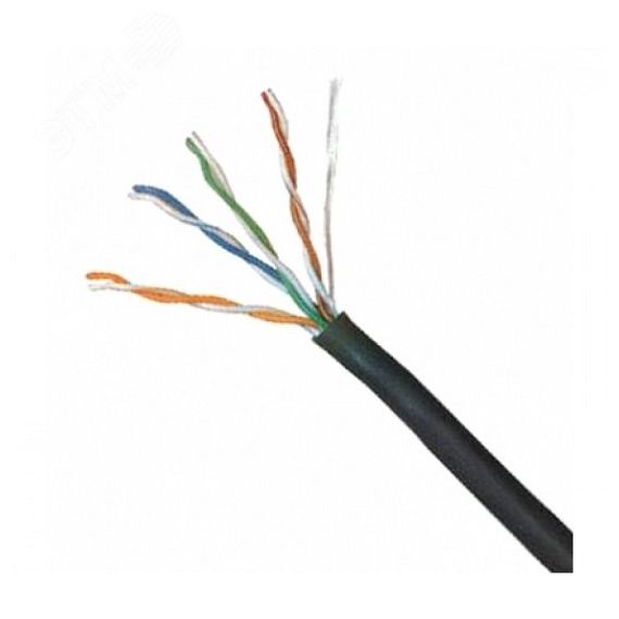 Витая пара UTP 4 пары AWG 24 категория 5е внешняя Cu Premium SkyNet UTP 4x2x0,51 5е out/Cu.