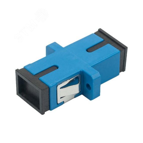 Адаптер оптический проходной SC-SC, OS2, симплекс simplex, синий Datarex DR-540002