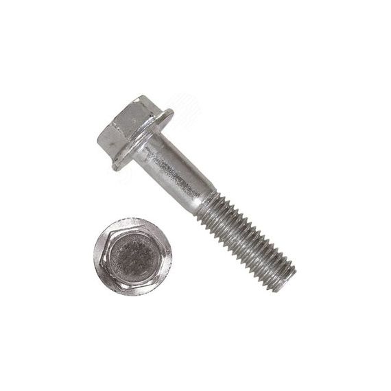 DIN 6921 Болт М8х16 10.9 ZN шестигранный с фланцеми насечками оцинкованный ПроТек БМ8Х16109Ц6921
