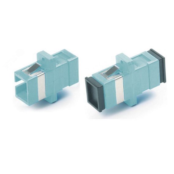 Адаптер оптический проходной SC-SC. мм (OM3). simplex Hyperline FA-P11Z-SC/SC-N/BK-AQ