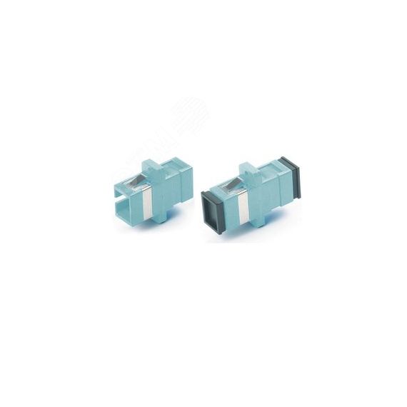 Адаптер оптический проходной SC-SC. мм (OM3). simplex Hyperline FA-P11Z-SC/SC-N/BK-AQ