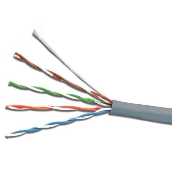 Витая пара UTP 4 пары AWG 24 категория 5е внутренняя Cu Standart SkyNet UTP 4x2x0,5 5е in/Cu.