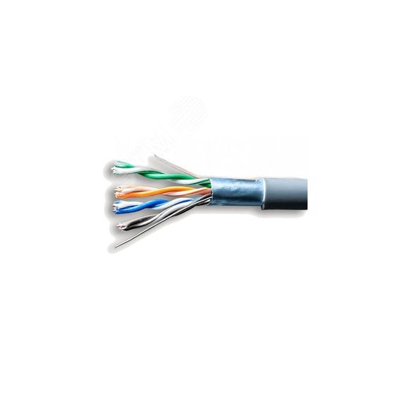 Витая пара FTP 4 пары AWG 24 Cat.5e внутренняя CCA (FTP 4x2x0,5 In/CCA) Net.on 01-1001