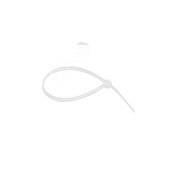 Стяжка нейлоновая 2х100мм белая уп. 100шт СУПР 06-1001