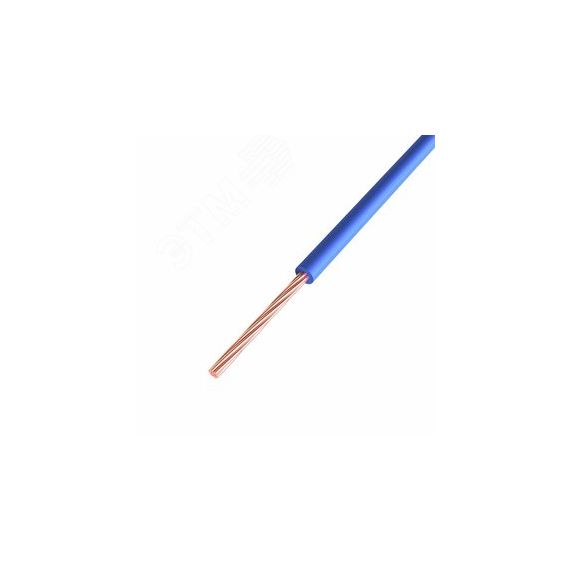 Провод ПГВА 1х1.00 мм2, Cu, синий, бухта 200 м, REXANT 01-6525-1